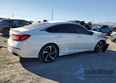 2021 Honda Accord Sport из США, поврежденный, VIN 1HGCV1F3XMA045079